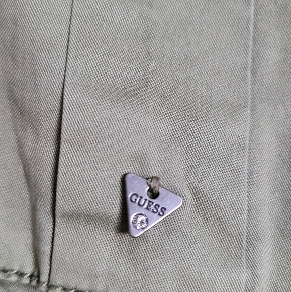 Guess camo mesh chiffon sleeves shirt - Picture 7 of 15